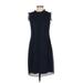 Karl Lagerfeld Paris Cocktail Dress - Sheath: Blue Dresses - Women's Size 4