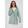 Regenjacke DEPROC ACTIVE "Friesennerz ANKERGLUTZAUBER", Damen, Gr. 48 (XL), grau, Obermaterial: 100% Polyurethan; Futter: 100% Polyester, casual, figurumspielend, Langarm gerader Abschluss mit Druckknopf, Jacken, auch in Großen Größen erhältlich