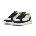 Sneaker PUMA "Graviton AC Jugendliche" Gr. 35, grau (silver mist white black lime sheen gray) Kinder Schuhe Jungen