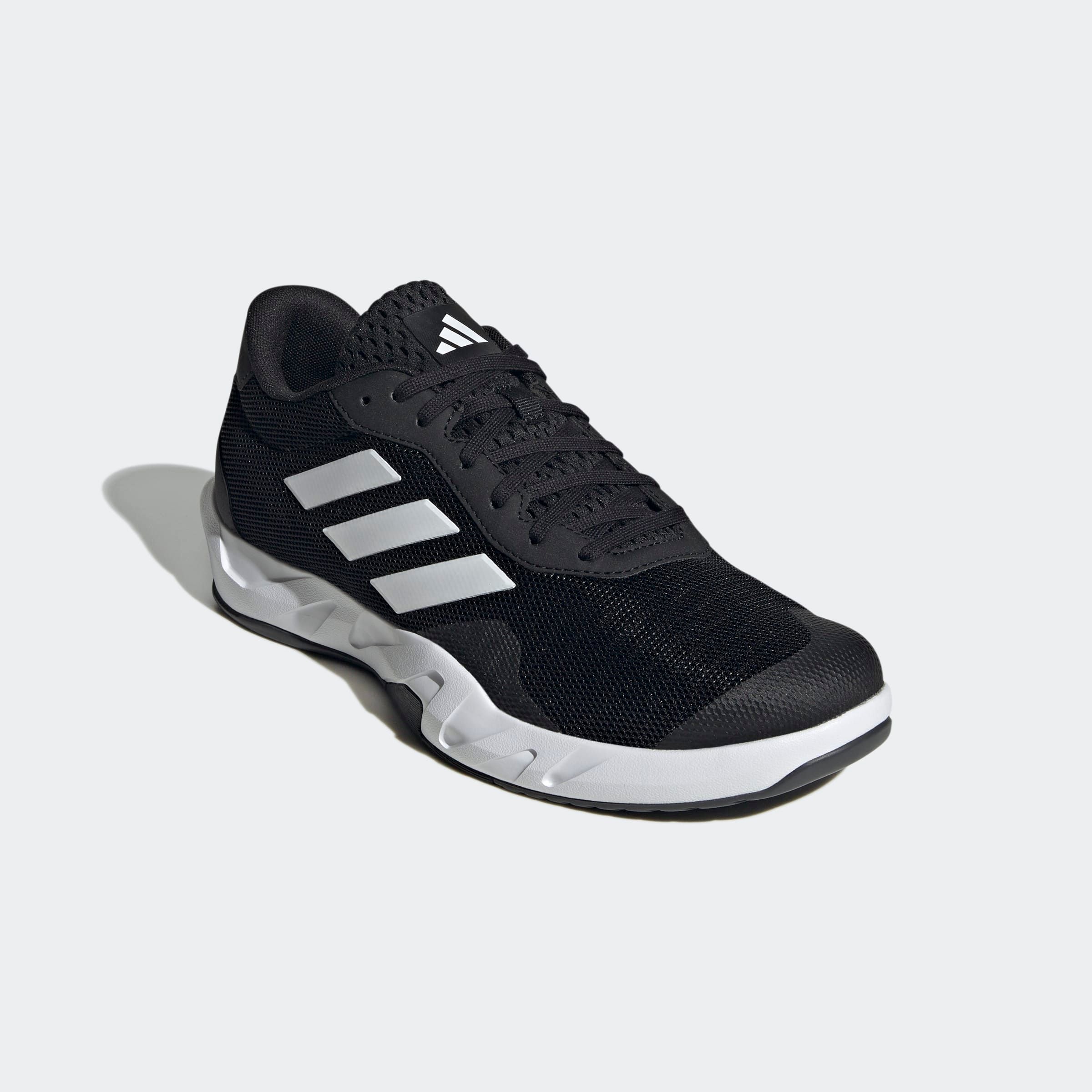 Trainingsschuh ADIDAS PERFORMANCE "AMPLIMOVE", Herren, Gr. 48, schwarz (core schwarz, cloud weiß, grau six), Synthetik, Textil, Schuhe