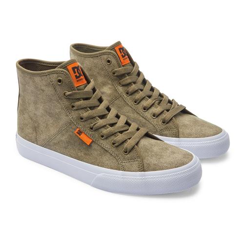 „Sneaker DC SHOES „“Manual““ Gr. 9(42), grün (washed olive) Schuhe Sneaker“