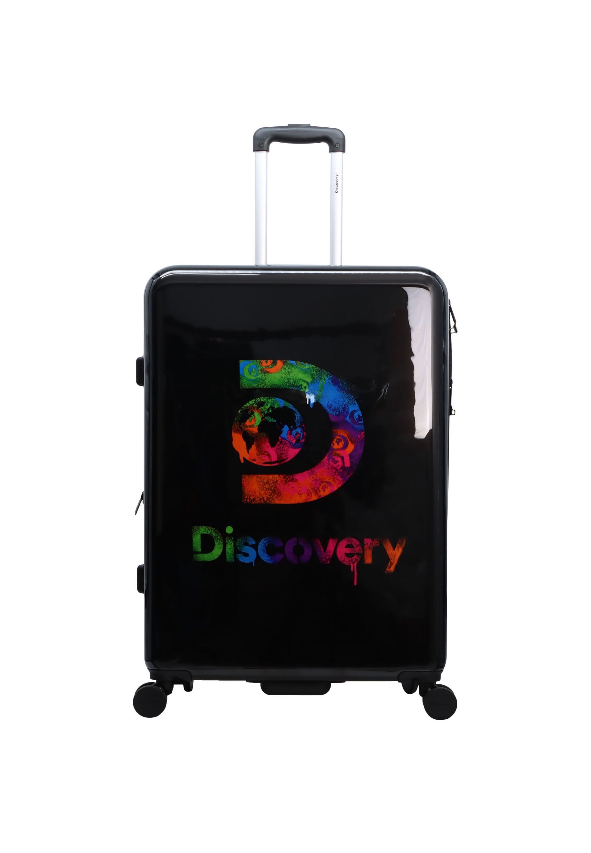 Koffer DISCOVERY "STENCIL", Gr. B/H/T: 51 x 77 x 32, schwarz, Koffer, mit integriertem TSA-Einsteckschloss Image
