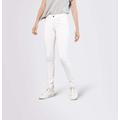 Skinny-fit-Jeans MAC "Dream Skinny" Gr. 42, Länge 30, weiß (white denim) Damen Jeans Röhrenjeans Hochelastische Qualität sorgt für den perfekten Sitz Bestseller