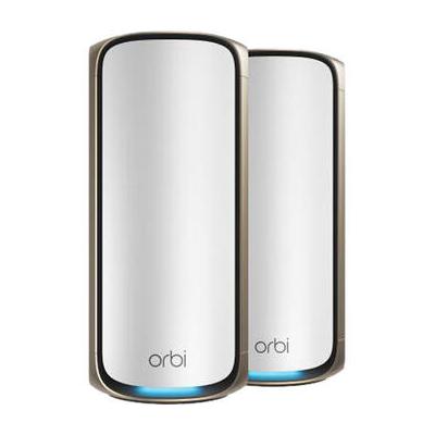 Netgear Orbi 970 BE27000 Wireless Quad-Band 2-Piece Mesh Wi-Fi System (White) RBE972S-100NAS