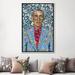 East Urban Home Barack by Heather Perry - Wrapped Canvas Painting Print Canvas/Metal in Blue/Red/White | 60 H x 40 W x 1.5 D in | Wayfair