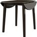 Signature Design by Ashley Drop Leaf Dining Table Wood in Black/Brown | 30 H in | Wayfair D310-15