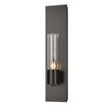 Hubbardton Forge Pillar 1 - Light Armed Sconce Glass/Metal in Brown | Wayfair 204420-1032