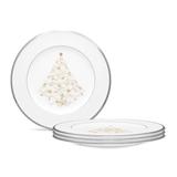 Noritake Palace Christmas 8.5" Holiday Accent Plates Bone China/Ceramic in Gray | Wayfair 037725273556