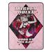 Northwest Harley Quinn Good To Be Bad Micro Raschel Throw | Wayfair 1BAT059000046AMZ