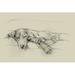 Charlton Home® Dog Days II by Ethan Harper - Drawing Print on Canvas Paper, Wood in Gray | 21.75 H x 31.75 W x 0.75 D in | Wayfair