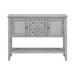 Red Barrel Studio® Lobke 45.9" Console Table Wood in Gray | 34.02 H x 45.9 W x 15.02 D in | Wayfair 21D37434A2BD422F809BAB509510CD2B