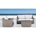 Red Barrel Studio® Deshira Fully Assembled 4 Piece Sofa Seating Group w/ Sunbrella Cushions in Gray | Outdoor Furniture | Wayfair
