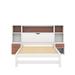 Latitude Run® Gabrielis Twin Size Platform Bed w/ Storage Headboard & Drawers Wood in Brown/White | 45.1 H x 73.5 W x 86.8 D in | Wayfair