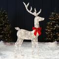 The Holiday Aisle® Figurine, Metal in White | 60 H x 8.5 W x 34 D in | Wayfair 7A9A7C811B4F4E14AFFDD2DCA9F27DD3