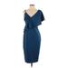 Adelyn Rae Casual Dress - Sheath: Blue Dresses - Women's Size Small