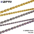 ZTTO 11 Speed Chain MTB Road Bike 11s 22s 33s Chain High Quality Durable Light Chain 116 Links