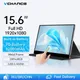 VCHANCE 15.6 Inch 1080p Portable Monitor Built-in PD Battery Touchscreen Metal Frame 100%sRGB
