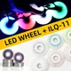 4pcs Skating Wheel LED Flash Roller Skates Wheels 72 76mm 80mm Slalom FSK Tyre for SEBA High HV HL