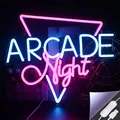 Arcade Nacht LED Neon Zeichen für Helle Arcade Led Game Room Bar Club Shop Neon Lichter