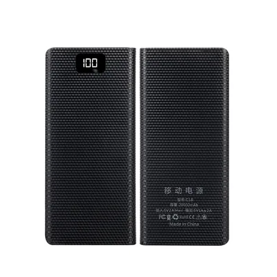 Schnellladung 18650 Power Bank 20000 mAh USB Typ C 5 V Hüllen Batterieladung Aufbewahrungsbox ohne Batterie für iPhone Xiaomi Huawei