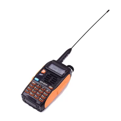 Baofeng GT3 TP Portable Two Way Radio VHF UHF Tastatur LCD Screen 8W 23cm Gain Antenne SCHINKEN Wireless kommunikation FM Transceiver