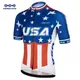 KEMALOCE Bike Jersey USA Navy Internationalen Neue Amerikanischen Sport Dirt Outdoor Zyklus Uniform