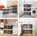 Cube Storage Bins with Lids, Stackable Storage Containers