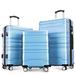 Luggage Sets New Model Expandable ABS Hardshell 3pcs, Clearance Durable Suitcase with Side Hooks TSA Lock and Spinner Wheels