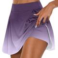 snowsong Skirts for Women Tennis Skirt Womens Casual Prints Tennis Golf Skirt Yoga Sport Active Skirt Shorts Skirt Mini Skirt Summer Skirts Dress Pants Purple Skirts XXL