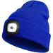 Beanie with Light for Kids USB Rechargeable Hands Free LED Headlamp Cap Winter Knitted Night Lighted Hat