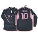 Men s | Messi #10 Inter Miami FC 2023/24 Away Futbol Sports Soccer Long Sleeve Jersey Pink - S