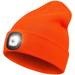 Beanie with Light for Kids USB Rechargeable Hands Free LED Headlamp Cap Winter Knitted Night Lighted Hat