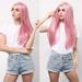 ã€–SUCSã€—Sexy Women Girl Long Cosplay Pink Wig Wavy Curly Synthetic Fashion Wigs Hot