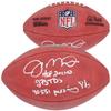 Joe Montana San Francisco 49ers Autographed Duke Full Color Football with Multiple Inscriptions