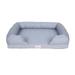 Memory Foam Dog Bed Ultimate Dog Lounge Waterproof Washable Cover Skin Contact Safe (Large)