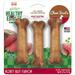 [Pack of 4] Nylabone Natural Healthy Edibles Chew Dog Treats Roast Beef Regular 3 count