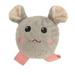 Dog Plush Ball Squeak Toys Squeaky Dog Plush Toy Cute Mouse Ball Shape Bite Resistant Interactive Pet Stuffed Toys for Indoor Outdoor Puppy Small And Medium Dogs Playing Pet Toy