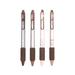 DISHAN Smooth Writing Gel Pens 4pcs Fine Point Gel Pens Smooth Writing Comfortable Grip Easy to Carry Press Gel Pens for Students