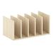 6.61 in. Home Office Supplies Desktop Bookshelf Storage Organizer Bauhaus Oak