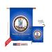 08088 States Virginia 2-Sided Vertical Impression House Flag - 28 x 40 in.