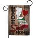 13 x 18.5 in. State California Home Sweet American State Vertical Garden Flag with Double-Sided House Decoration Banner Yard Gift