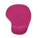 Practical PU Mouse Pad Silicone Mouse Pad Hand Care Wrist Gaming Mat Wrist Rest Mouse Pad(Rosy)