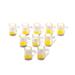 JETTINGBUY 10Pcs 1:12 dollhouse miniature kitchen beer glass food drink cups mug bar decor