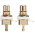 2pcs Rca Plugs Rca Connector Rca Jacks Speaker Plugs Rca Converter Rca Plug