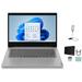 Lenovo IdeaPad 3 Business and Student 14 FHD Laptop 12GB RAM 128GB PCIe SSD Intel Core I3-1115G4 (Up to 4.10 GHz) 4-in-1 Card Reader Win11S Platinum Gray + Mazepoly Accessories