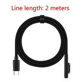 TRINGKY Type C Power Supply Charger Adapter 15V 3A PD Fast Charging Cable Cord fit for Surface Pro 3 4 5 6 GO