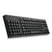 Tomshoo Black Left Hand Keyboard for Improved Ergonomic Work Efficiency Full size Design