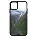 DistinctInk Case for iPhone 11 (6.1 Screen) - OtterBox Commuter Custom Black Case - Tracy Arm Fjord Waterfall