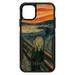 DistinctInk Case for iPhone 11 (6.1 Screen) - OtterBox Commuter Custom Black Case - Edvard Munch The Scream - Classic Art