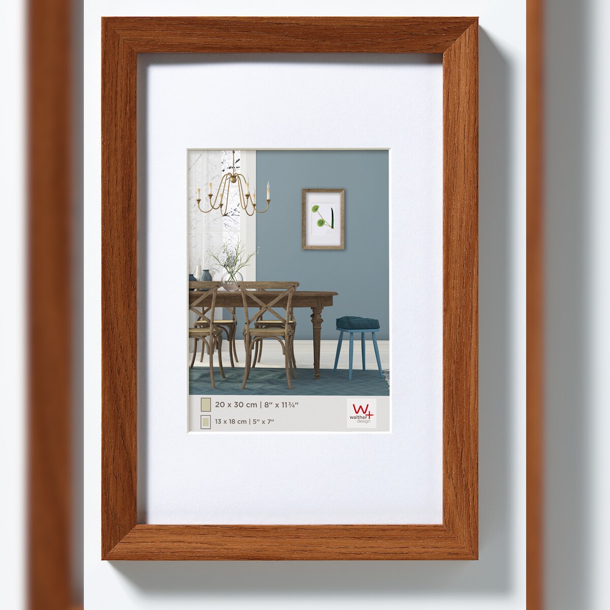 walther + design Fiorito Holz Bilderrahmen 30x45 cm, EICHE DUNKEL Image